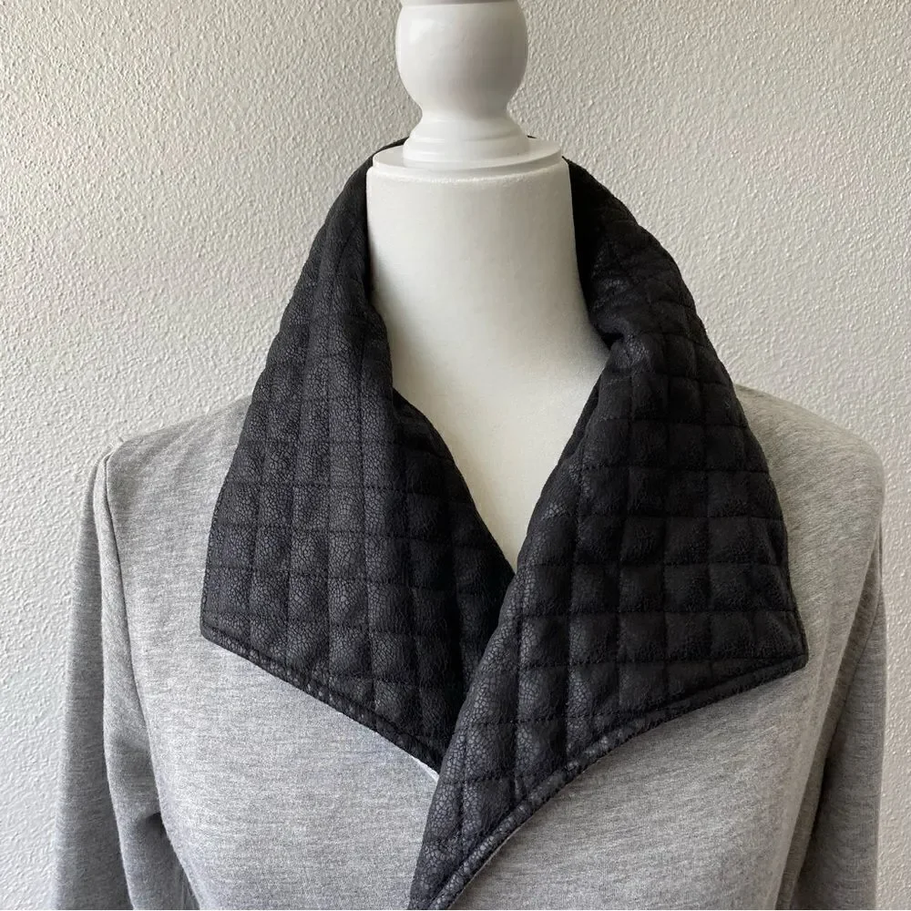 Tart Collections Frederica Womens Quilter Funnel Neck Jacket SZ XS